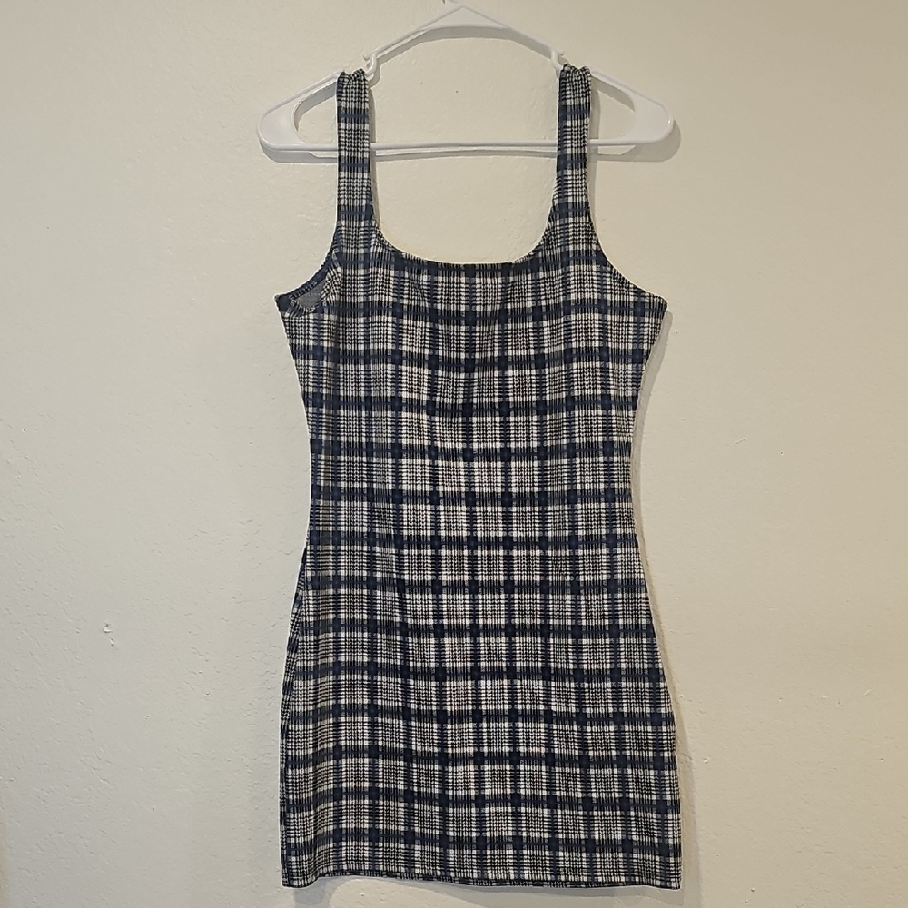 Plaid Sleeveless Dress